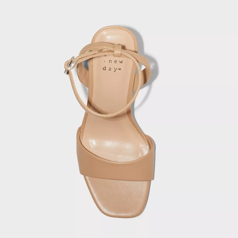 A New Day Women's Beige Strap Sandals